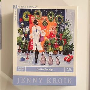 New York Puzzle Company- Festive Bodega 
- 500 Piece puzzle